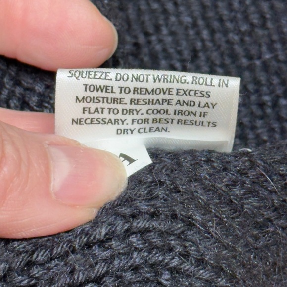 EILEEN FISHER Black Alpaca Silk Rib Turtleneck Long A-Line Short Sleeve Sweater - Picture 11 of 15